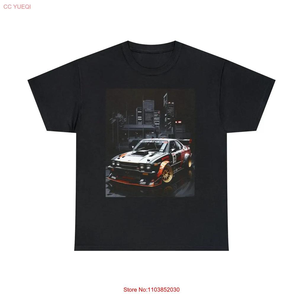 Japanese Car Inspired Heavy Cotton T Shirt Vintage Comfortable Soft Homme Top For Everyday Wear Streetwear
