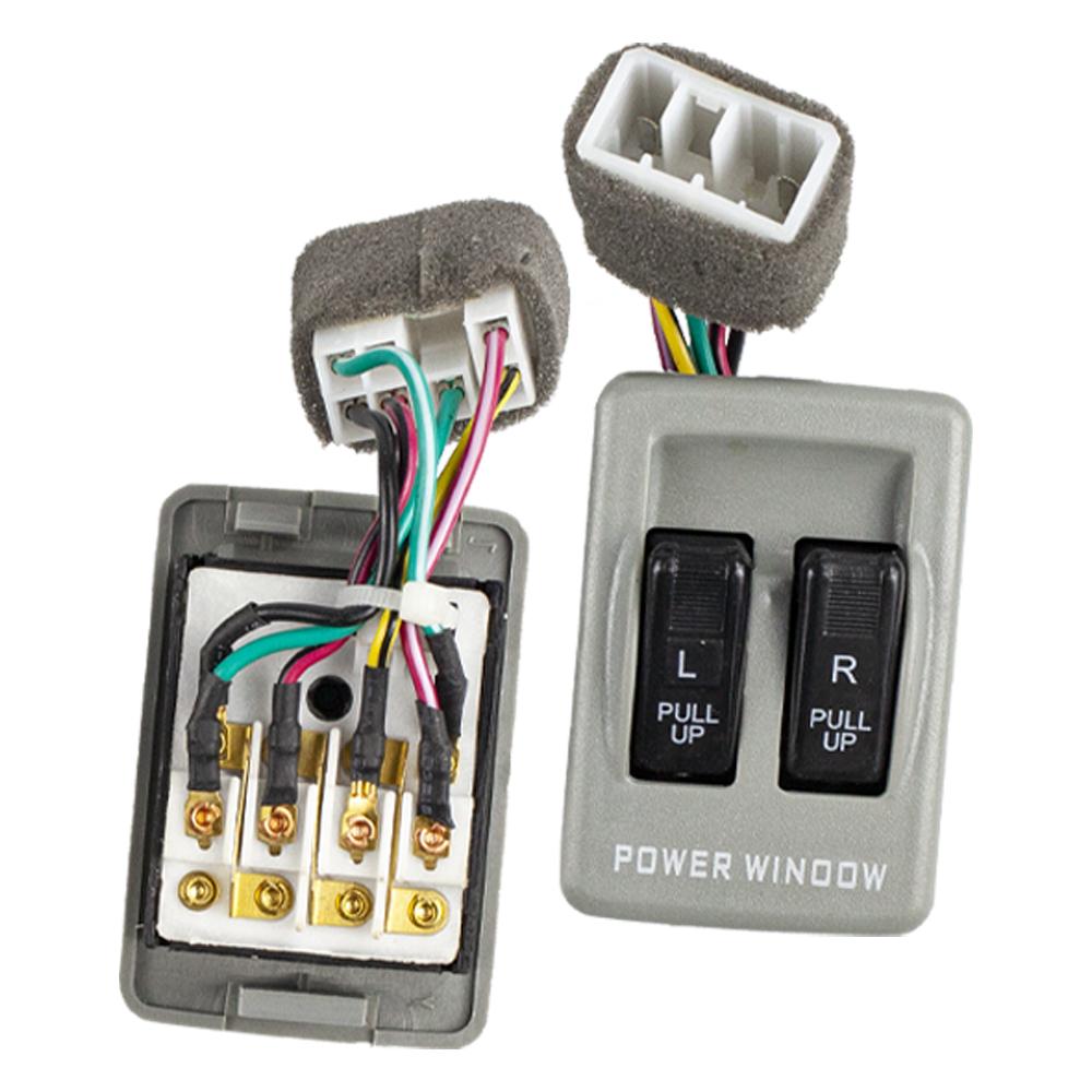 Передняя Левая/Правая Электрическая Кнопка Главного Выключателя Стеклоподъемника Для Kia Besta 2.7 Pride KK12B-66-350 KK12B-66350 KK12B-66-370 1 Pcs Front Left