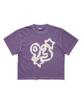 1993STUDIO 93 Spray Pigment Crop Fit T-Shirt_Purple