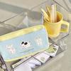 Large Pencil Case Multipurpose Cute High Capacity Multi Compartments Portable Canvas Pencil Pouch for School Home