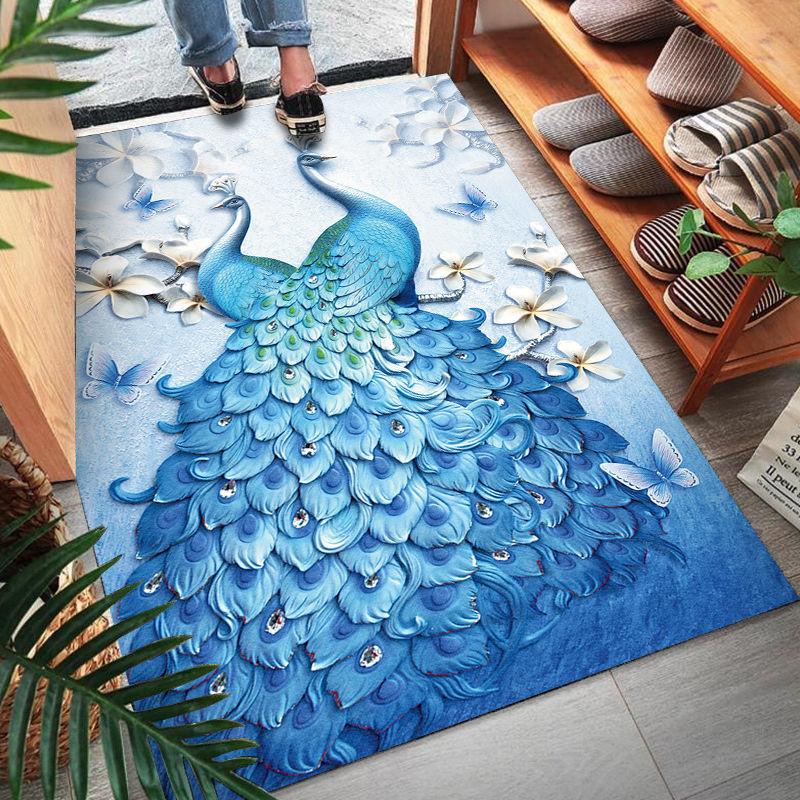 3D Entrance Floor Mat Entrance Door Mat Bedroom Kitchen Water Absorbent Foot Mat Bathroom Non Slip Mat Foot Mat Household