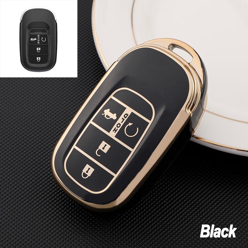 TPU Car Key Cover Case Shell Fob Holder for Honda City CRV CR-V Freed Pilot Accord Civic 2026 2026 2026 Protector Auto Styling