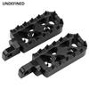 Motorcycle Foot Pegs MX Wide Footrest Pedals Black Spike for Harley Sportster 883 XL1200 XL883 Softail Blackline Breakout Rocker