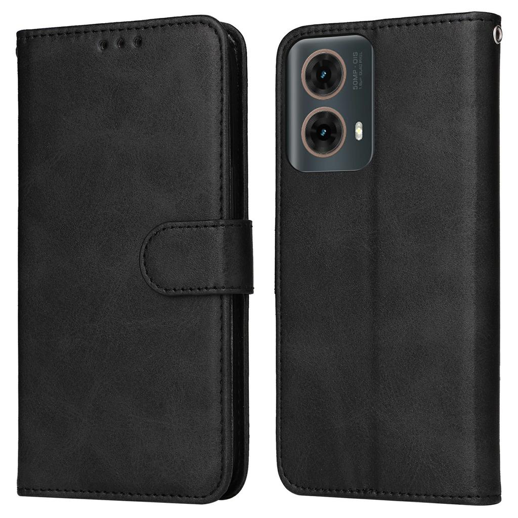 Etui portfelowe z PU skóry z klapką folio na telefon Motorola Moto G85 5G/S50 Neo 5G