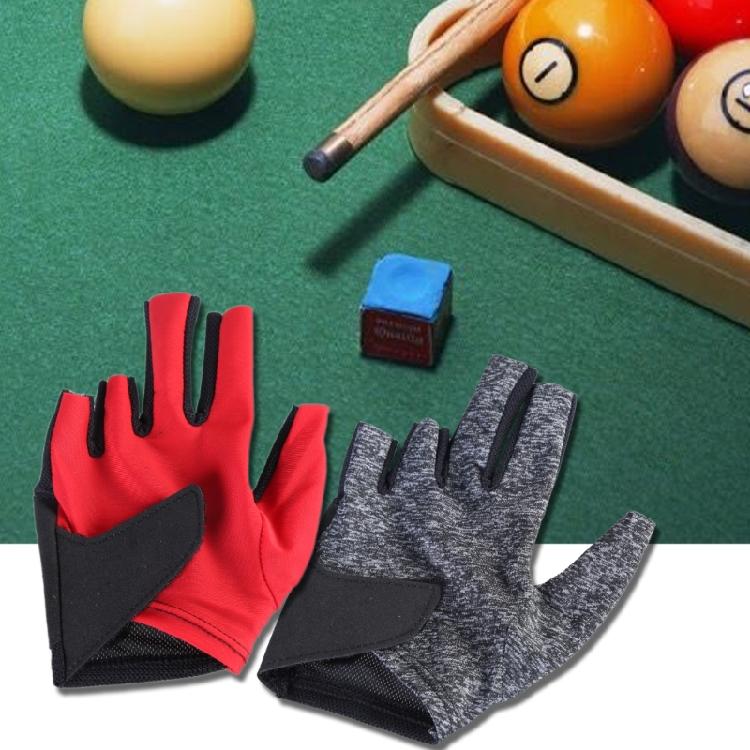 Flexible Five Finger Designs Billiards Glove for Left Handed Enthusiasts, Reliable Cue Sport Accessory Training Aids