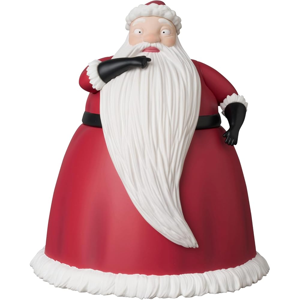 Medicom Toy UDF Nightmare Before Christmas Santa Claus Figure 92mm Non-Scale Painted Collectible