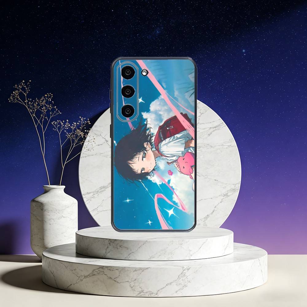 Takopii no genzai Phone Case For Samsung Galaxy A73,A72,A71,A70,A53,A52,A51,Others Soft Black Cover