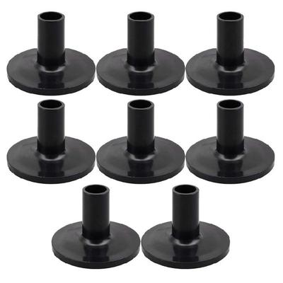 8 Pcs Cymbal Sleeves Plastic Black Drum Long Cymbal Sleeves Drum Kit Accessory