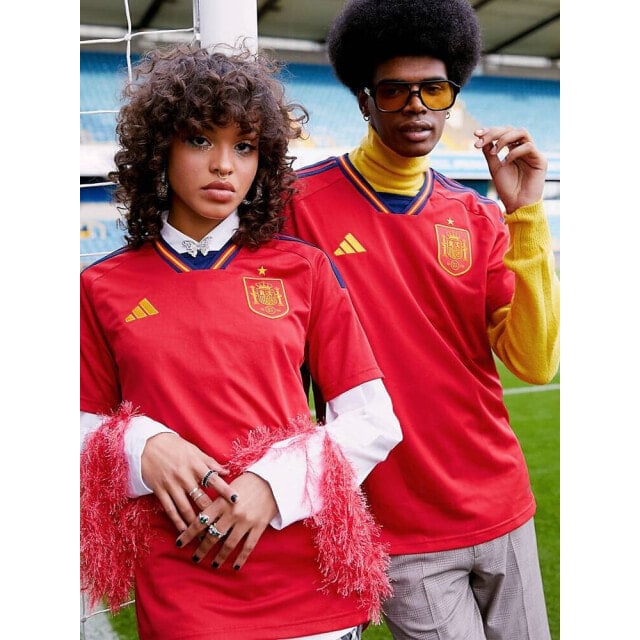 

adidas Football Spain World Cup 2022 unisex home shirt in red