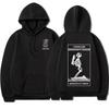 Punk Skeleton Graphic Hoodie Men Streetwear Casual Long Sleeve Pullover Hooded Sweatshirt