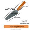 Thickened Teppanyaki Steak Spatula with Plastic Handle - Versatile Cooking and Baking Tool