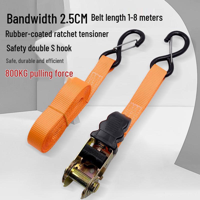 Junchou Polyester Ratchet Cargo Tie-Down Belt