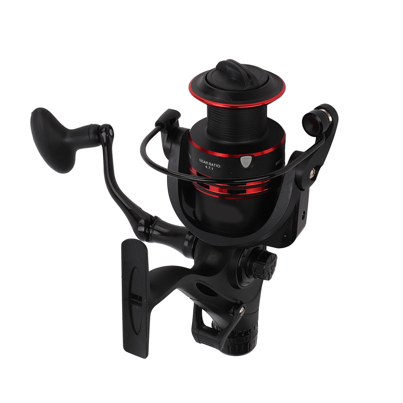 

Spinning Reel Front Rear Dual Drag Knob Fishing Drag Reel 9+1BB 4.7:1 Metal Wire Cup for Reservoir Carp Fishing(AO5000 )