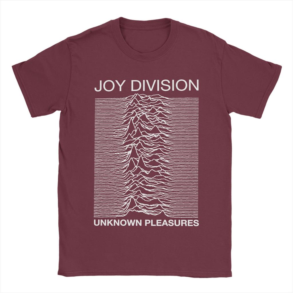 Meeste Joy Division Unknown Pleasures T-särk 100% puuvillast riided Uudne lühikeste varrukatega ümmarguse kaelusega T-särgid Graafilise trükiga T-särgid