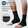Breathable Comfort Ankle Brace Ankle Compression Sock Sleeves Support For Long Wear During Sports Activity Flexible Fit