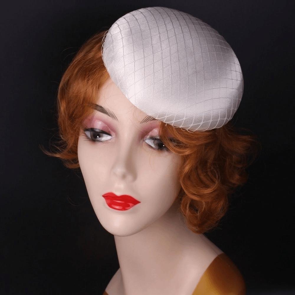 Breiter Rand Vintage Fascinator Hut Kopfschmuck Maskerade Zylinder Braut Kopfschmuck Party Kopfschmuck