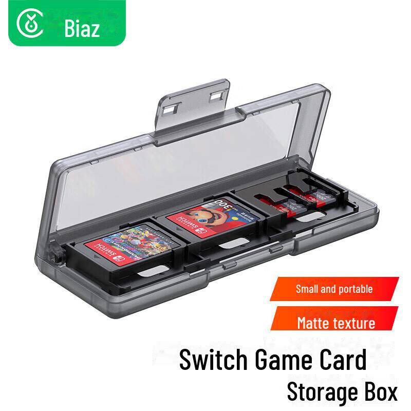 

Biaz Switch NS/OLED Game Card Storage Box 9 card slots storage