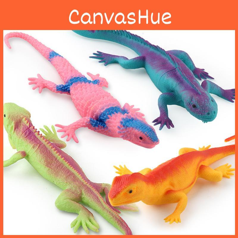 Forest Lizards Chameleon Plastic Toy Model For Kids Reptile Fans Gift Decoration