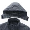 Winter Men's Outdoor Windproof Hooded Cargo Jacket Warm Pocket Detachable Cap Padded Jacket