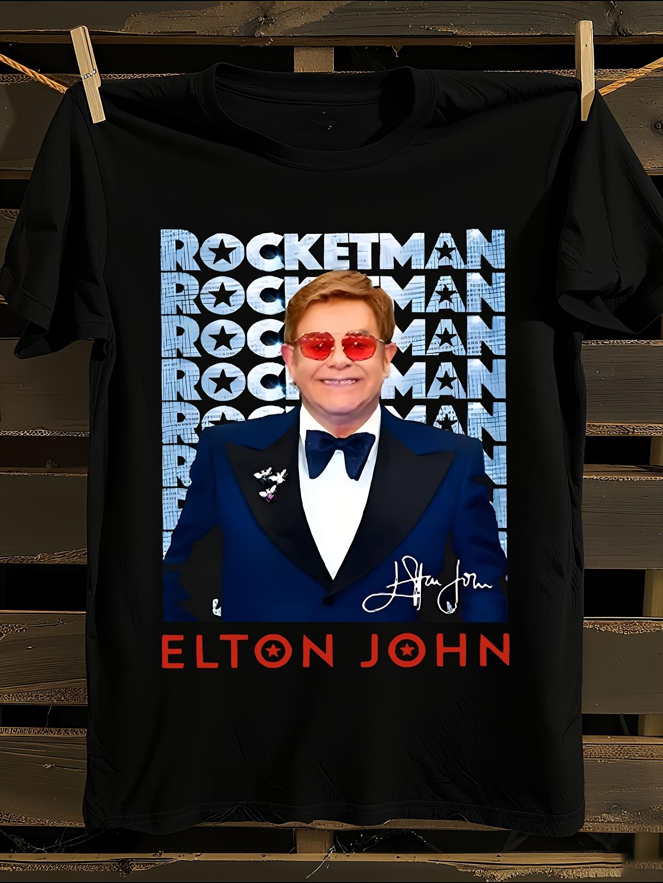 Elton John Officially Inspired Tshirt S