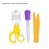 New 3/4Pcs  Butterfly Trap  Clip Tweezers  Net Fishing Toy Children'S Outdoor Natural Exploration  Scissors
