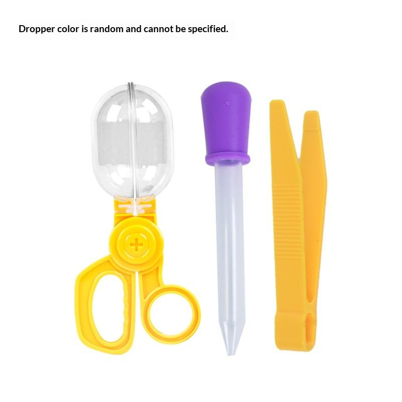 3/4Pcs Children s Outdoor Natural Exploration Insect Scissors Clip Insect Net