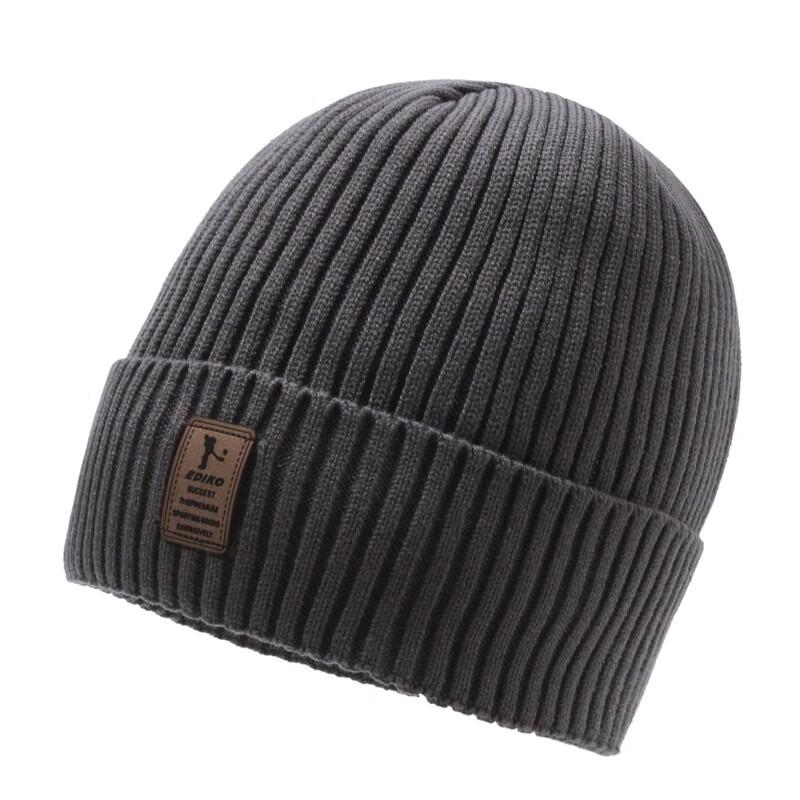 Men's Winter Fleece-Lined Knitted Beanie