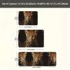 1Pcs  Animal Leopard Pattern Floor Mat Modern Kitchen polyester Rug Non-Slip Colorful Indoor Carpet, For Home Bathroom Bedroom Living Room Decor