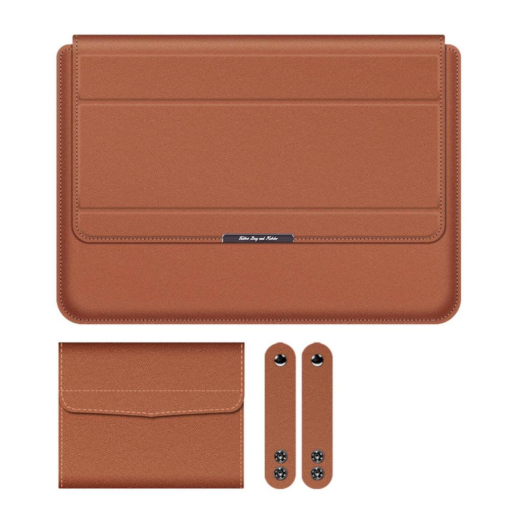 13/14 Inch 3 In1 Laptop Sleeve Case Waterproof PVC Foldable Stand Wrist Rest Protective Notebook