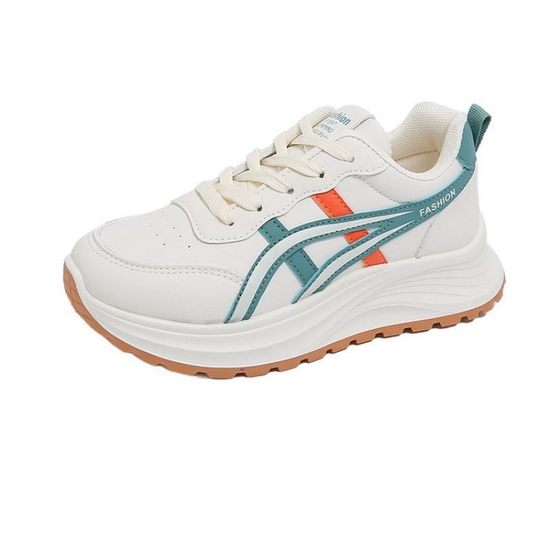 

Taizhou sports style platform sneakers autumn and winter new color matching fashion running shoes leather dad shoes 40