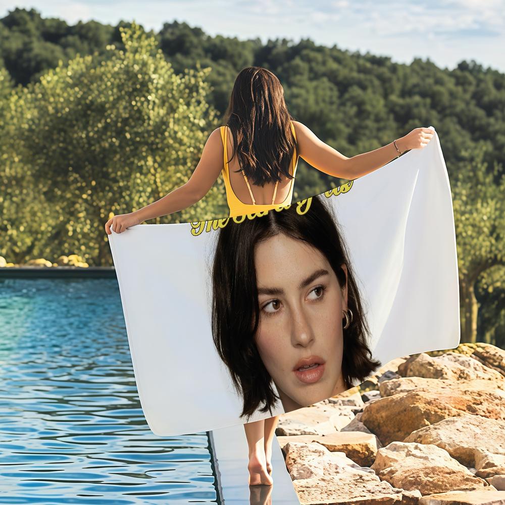 

Singer Gracie Abrams The Secret of Us Towel Quick Drying Beach Towels Are Suitable For Swimming Pools Camping Yoga And The Gym W40*H60(CM)