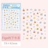 Kawaii Cartoon Animal Mini Die-cutting Stickers DIY Handbook Decoration Scrapbook Diary Album Phone Case Computer School Station