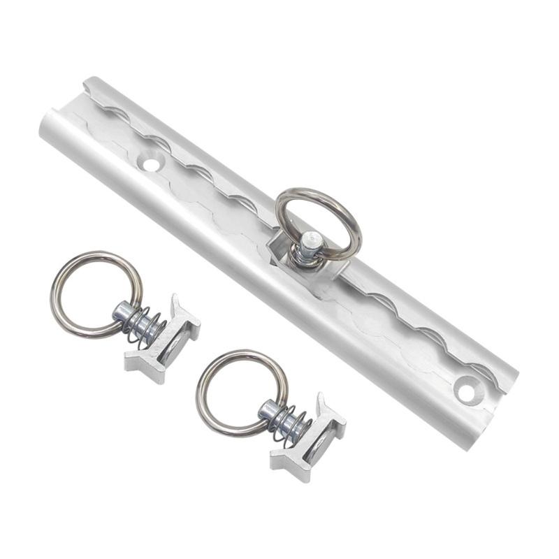 

Aluminum L shaped track 500mm with covers fixators for securing motorcycles trucks For Trailers vans and furniture