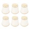 6 Pcs Fabric Lamp Shade Simple Pleated Universal Cloth Lampshade for Floor Table Lamps