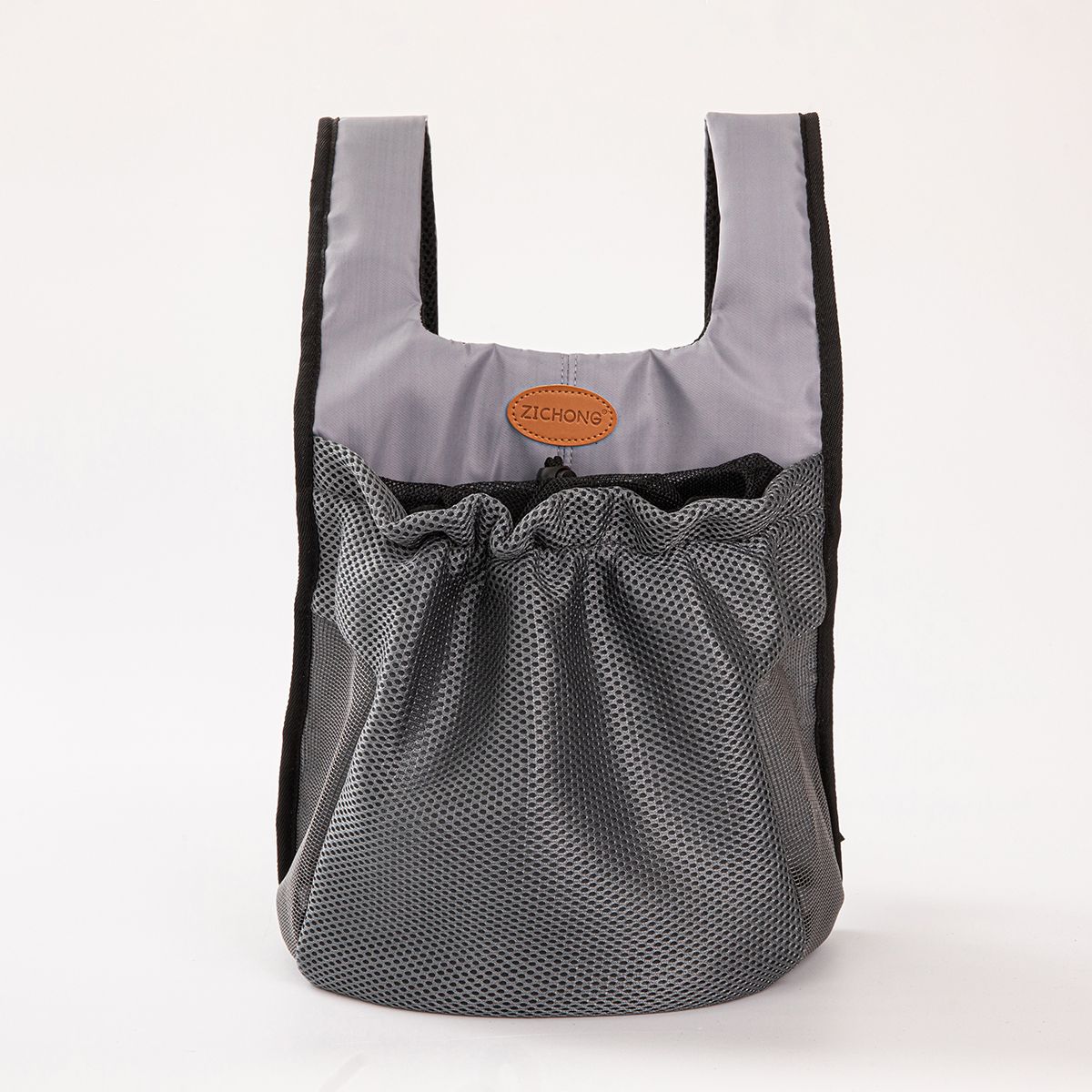 

Pet Supplies плечевой регулируемый открытый головной мешок для животных дышащий сетчатый портативный дорожный рюкзак Large L серый