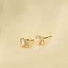 Light Luxury Pearl Flower Earrings French Retro Temperament Elegant Earrings High-end