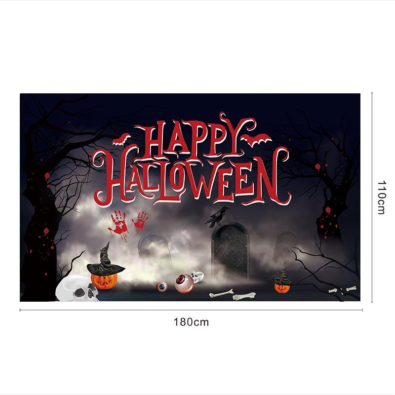 Hochwertiges Polyester Halloween Banner für gruselige Partydeko