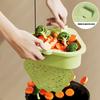 Durable Plastic Corners Strainer With Double Compartment Design For Efficient Sink Filtration And Storage