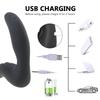 Prostate Massager Anal Vibrator 10 Modes Delay Ejaculation G Spot Stimulation Butt Plug Vibrating Dildo Sex Toy for Adult Couple
