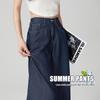 Women's Tencel High-Waist Wide-Leg Cropped Jeans