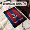 Crystal Velvet Rug Crystal Palace Print Custom Name Text Floor Mat Home Decor