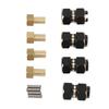 4PCS RC Hex Hub 10mm Brass Wheels Hex Hub Extension Hex Drive Adapter for Traxxas Trx4m 118 RC