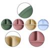 Silicone Divided Kitchen Dining Storage Plate Infant Dinnerware Toddlers Adults Washable Reusable Eating Training Dish