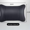 Premium Full Leather Car Headrest and Neck Support Pillow