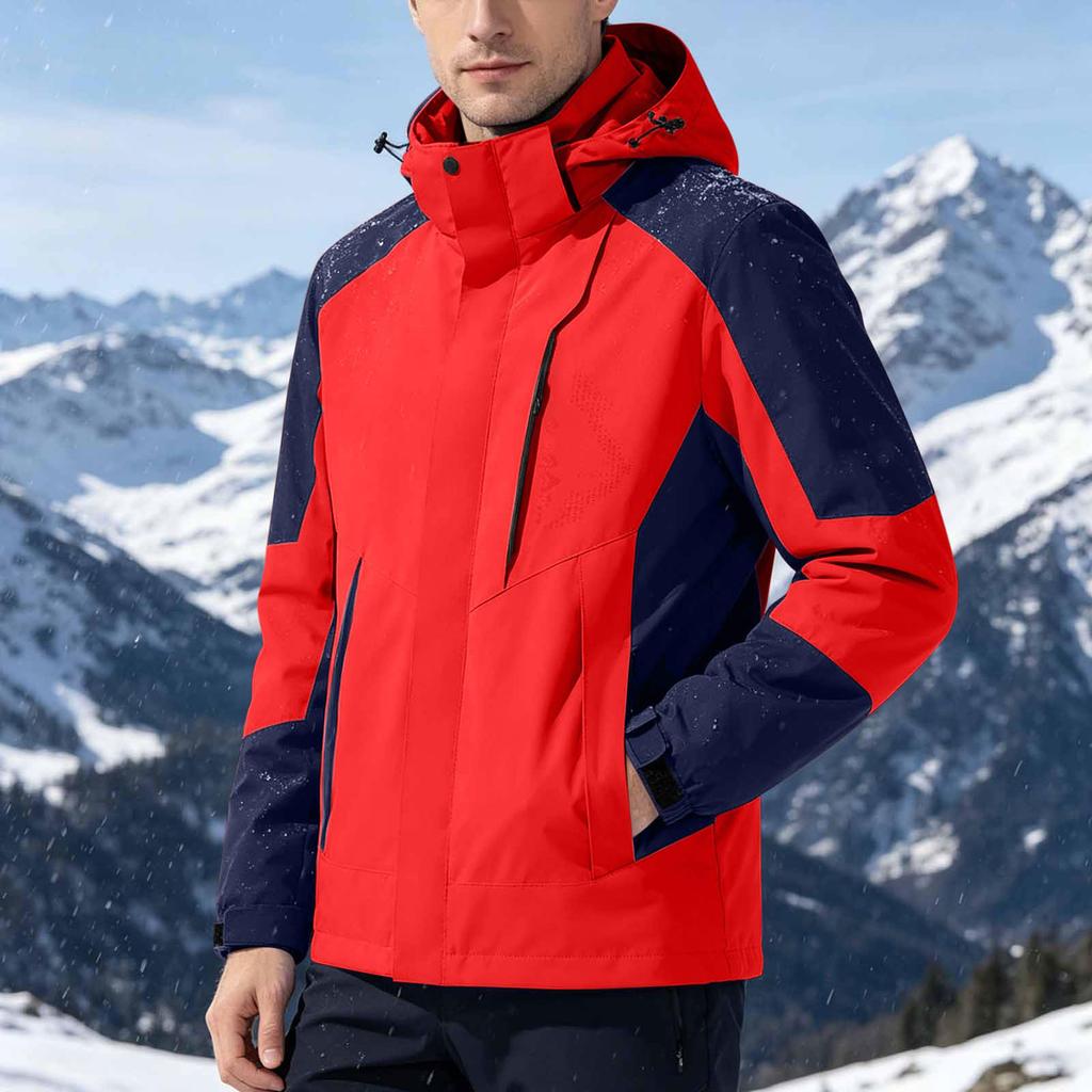 Men's Lightweight Breathable Outdoor Jacket Windproof for Spring and Fall Hiking