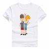 Asian Size Print Beavis And Butthead Beavis Butthead T T-shirt Short Sleeve O Neck Casual