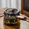 Side Wooden Handle Glass Teapot Heated Base Tea Warmer Tea Making Utensils Kettle Kung Fu Teaware Teas Infuser Teapots