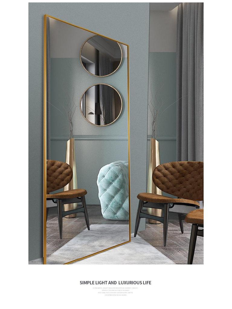 Ultra-Clear, Explosion-Proof Adjustable Full-Length Mirror for Dressing Rooms & Live Broadcasts