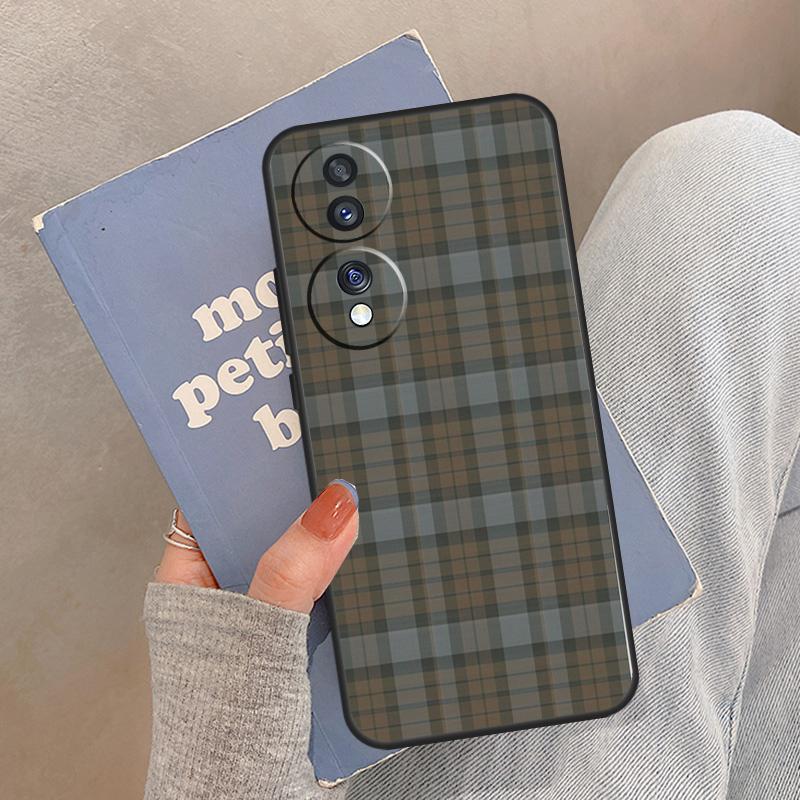 

Outlander Fraser Tartan Case For Honor Magic 8 Pro 5 6 7 Lite Cover For Honor 200 400 90 70 50 X8a X8b X9a X9b X9c Honor Magic6 Pro