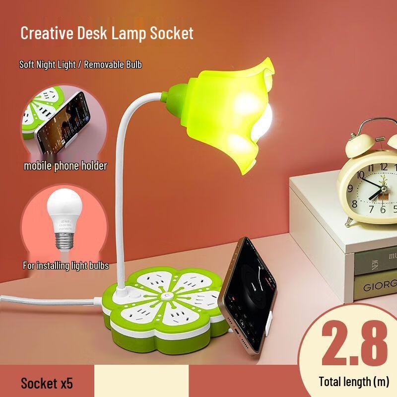 OLOMM Smart Eye-Care Desk Lamp with USB Ports